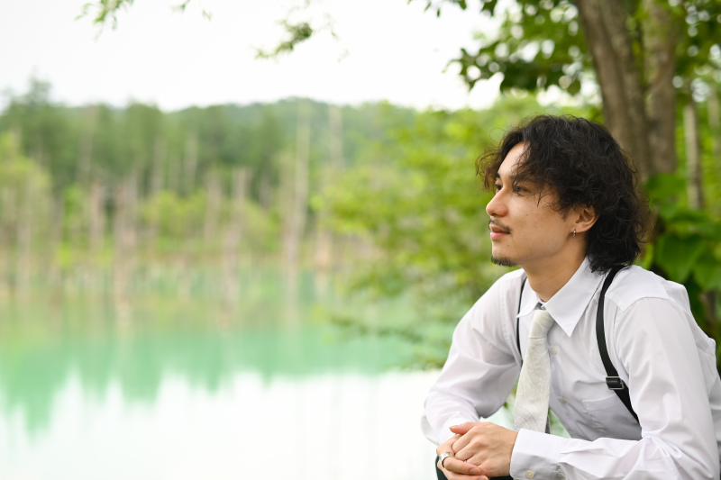 新郎様のワンショット