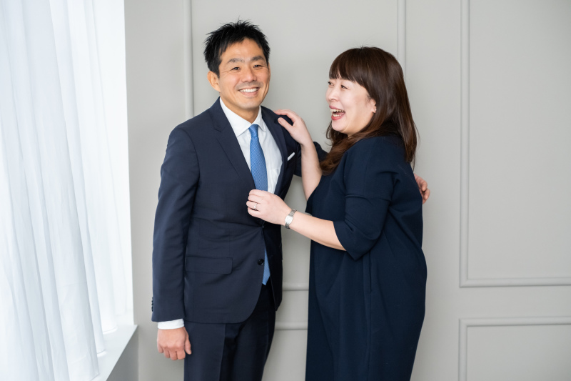 お父さんとお母さんのツーショット⁈