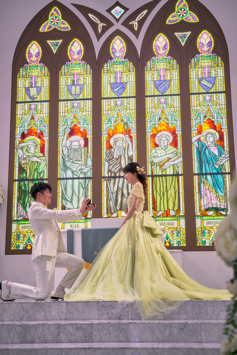 片膝プロポーズ♪