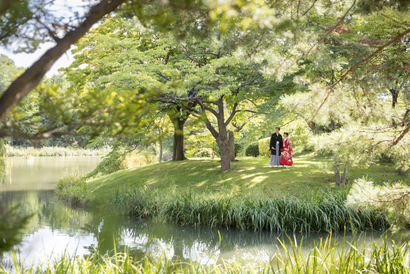 紅葉の前撮り・フォトウェディング