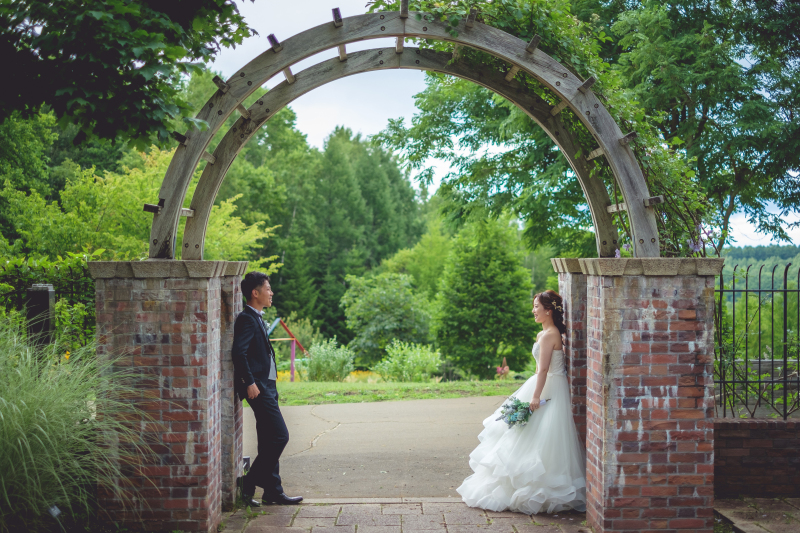 滝野すずらん丘陵公園でフォトウェディング