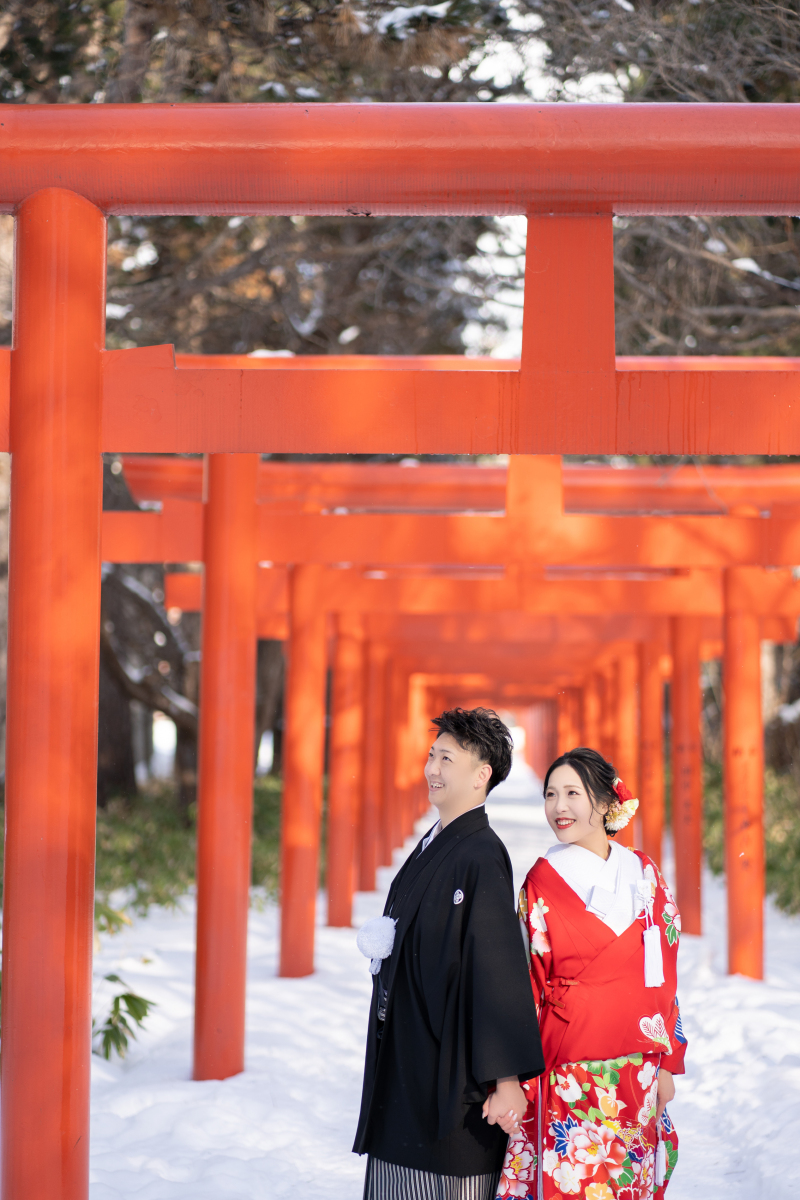 紅白のお色味で…