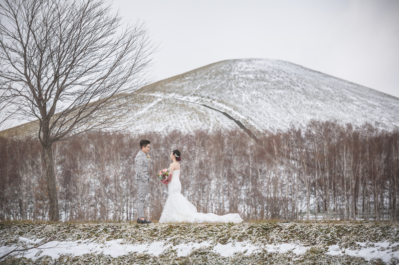 うっすら雪景色