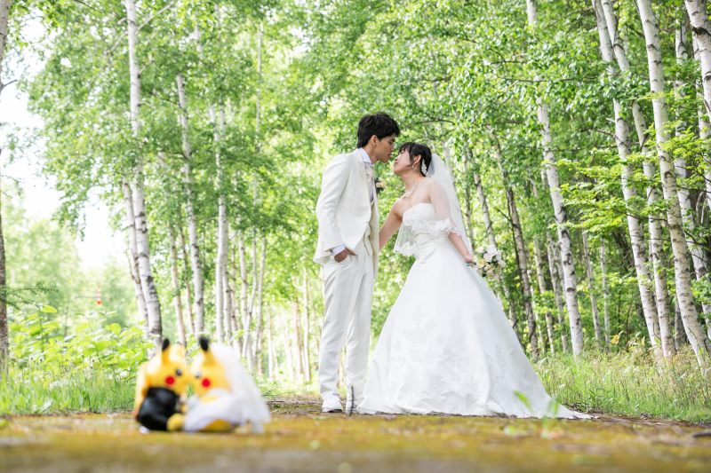 森の中でKISS♥))