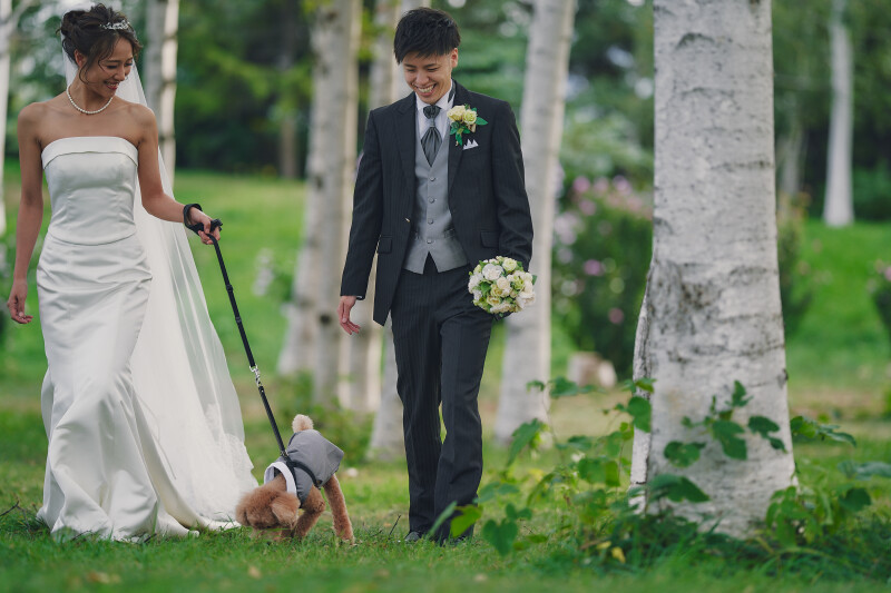 前田森林公園のフォトウェディング・前撮り
