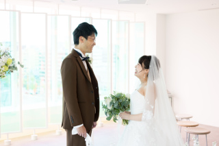 小さなチャペルでフォトウェディング／モエレ沼公園ロケーション