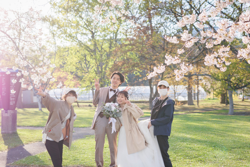 ラヴィスタッフがお二人をお手伝い◎