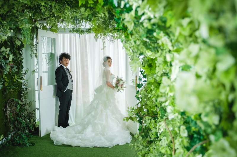 前撮り・フォトウェディングのウェディングドレス