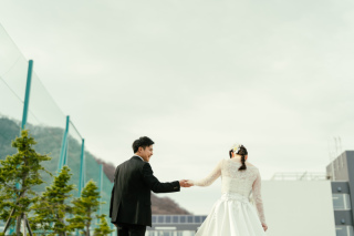 母校でたのしい前撮り！札幌