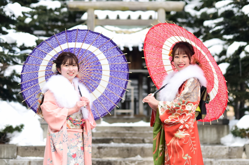 友だちと成人式前撮り❀