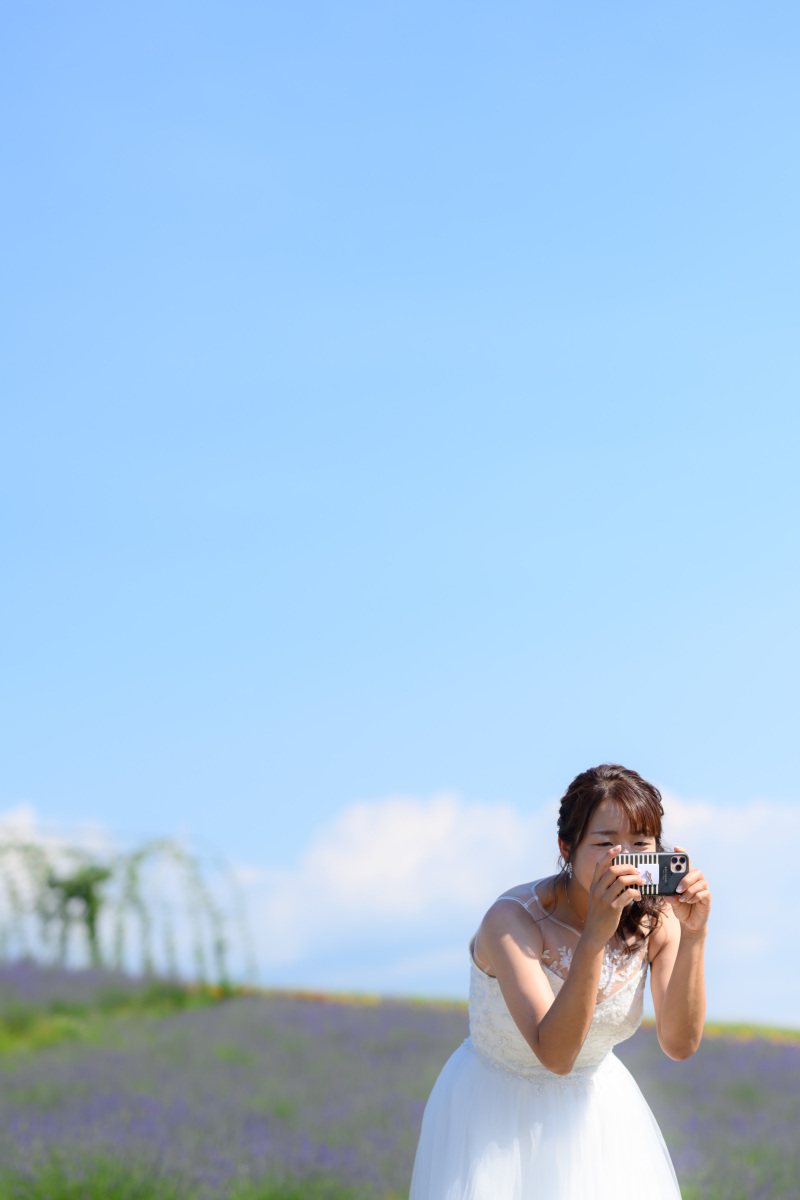 新婦様の優しい笑顔