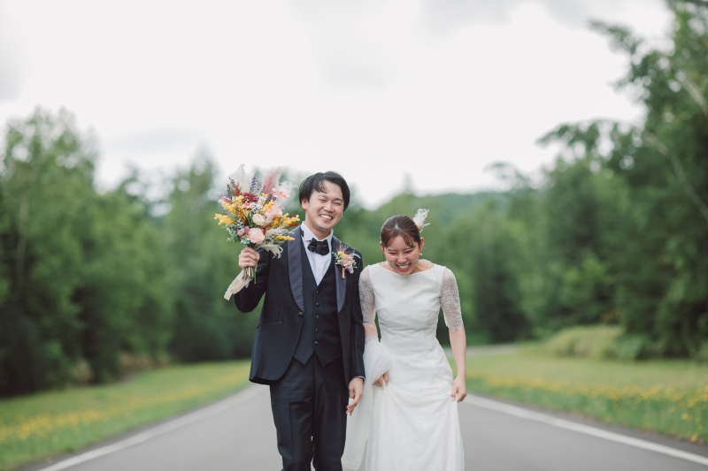 青い池の裏にも一本道が？！