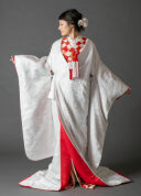 色掛下 市松 （赤）