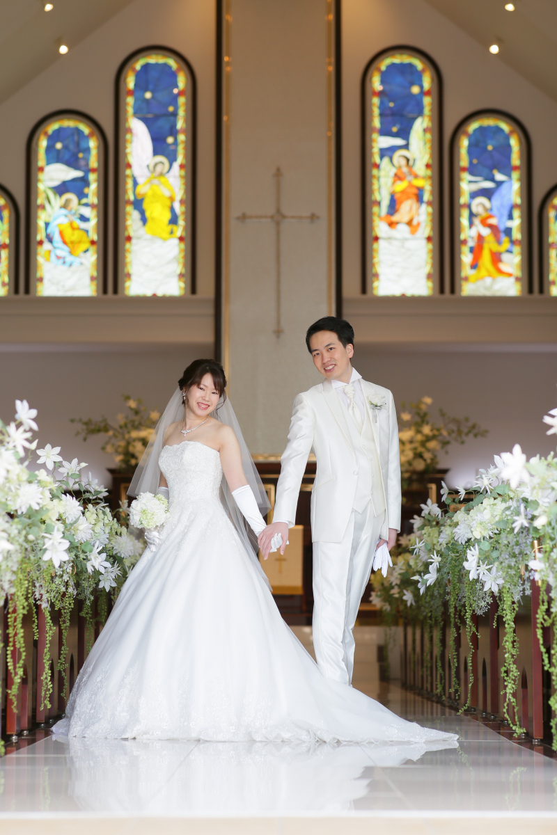 洋装はチャペルにて☆