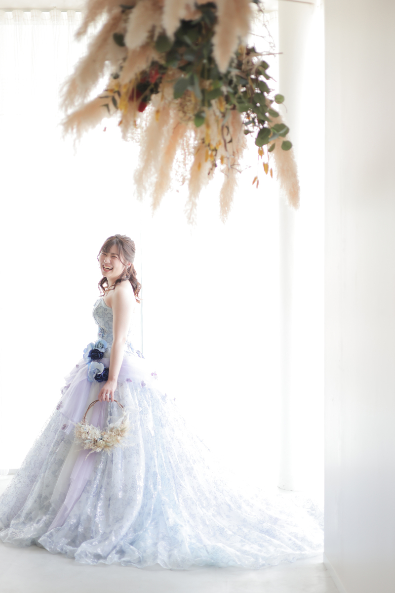 カラードレスでのお写真撮影！