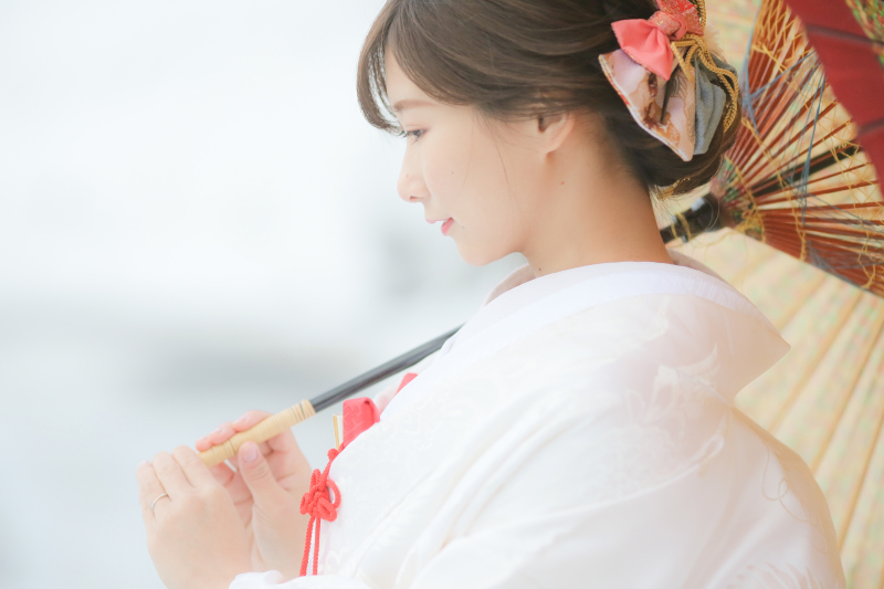 真っ白ななかに...