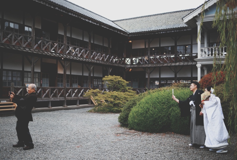 お父様のスマホで自撮り！