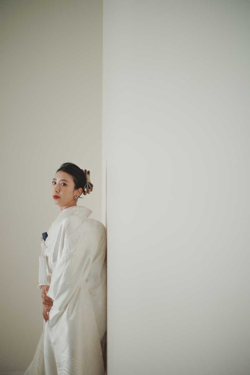 シンプルも華やかも映えるスタジオ