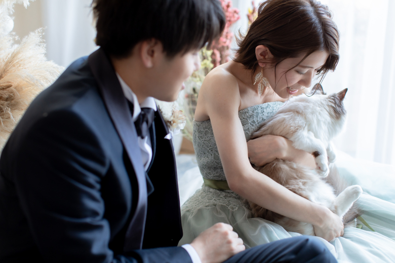 ラヴィファクトリー仙台店_ペットと一緒に撮影できる