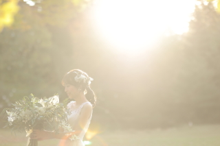 　お二人と会話をしながら、お二人らしい1枚を撮影します