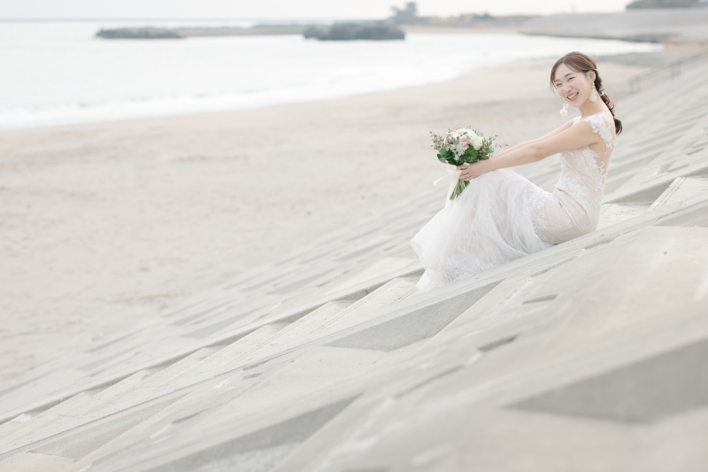 【菖蒲田浜海岸】洋装ロケーションプラン