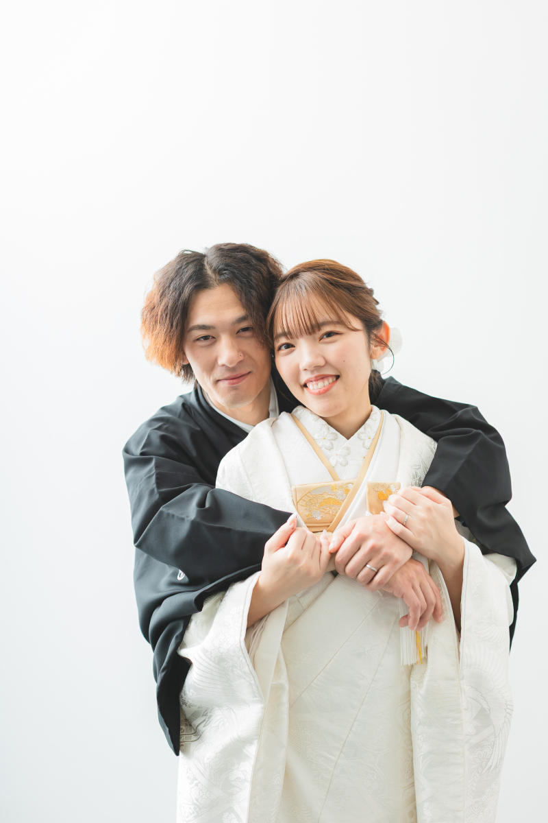 和装バックハグ