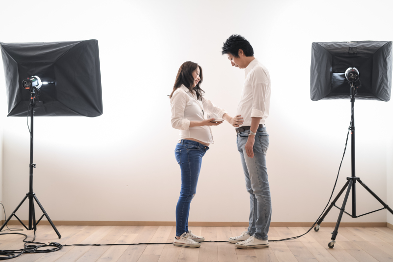 スタジオ撮影開始ー!!