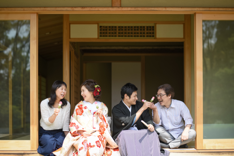 明るいご両親も一緒に！