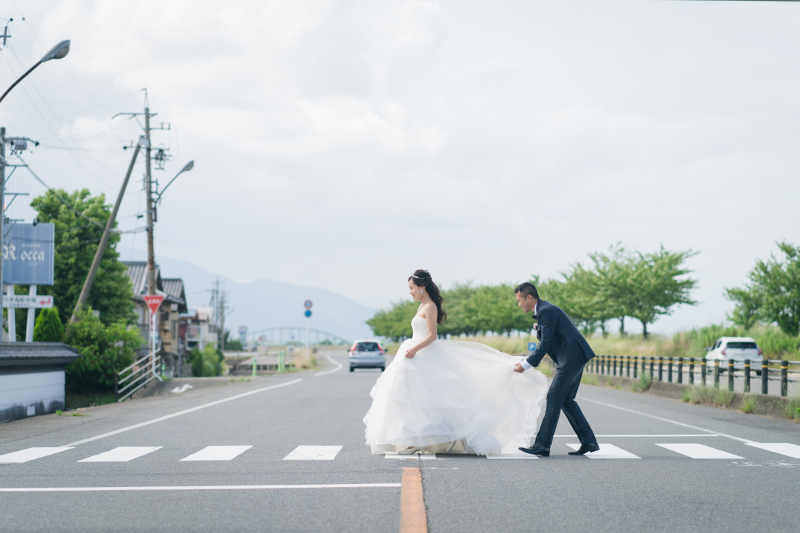 ウェディングドレスに着替えて後半戦へ！