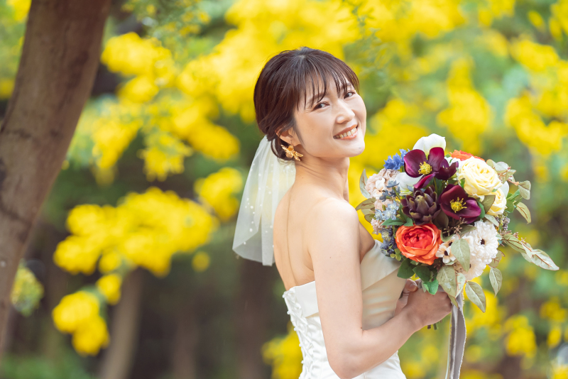 黄色が可愛らしさを演出