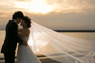 夕暮れ時に・・・