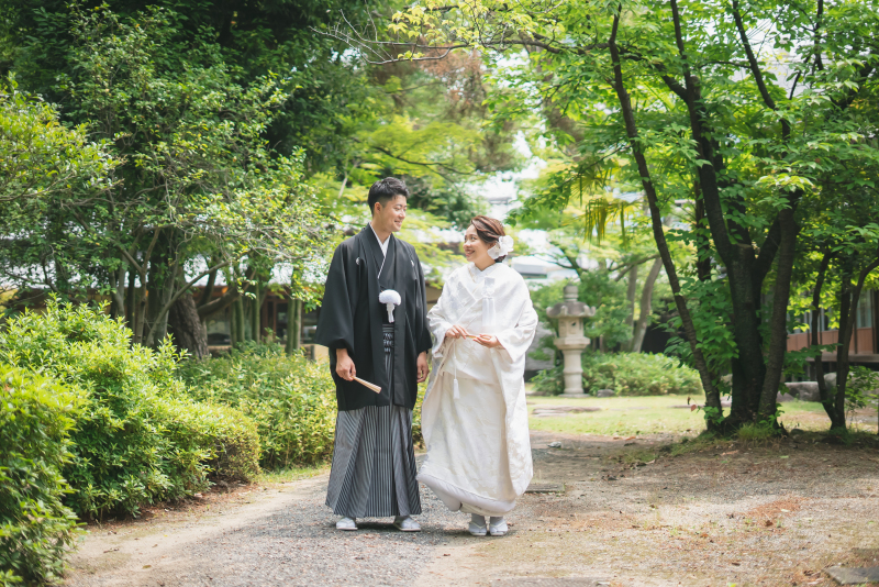 和装から撮影スタート