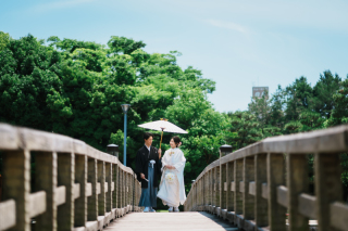 好天の白鳥庭園
