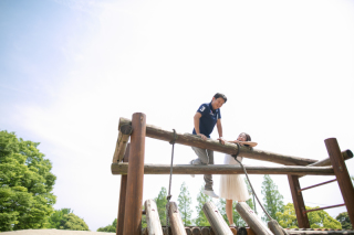 2人の出会った学校で