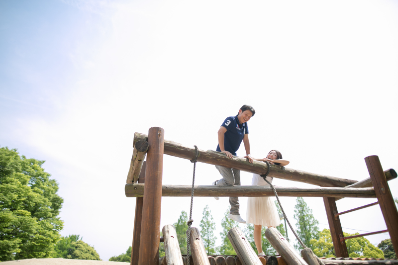 2人の出会った学校で
