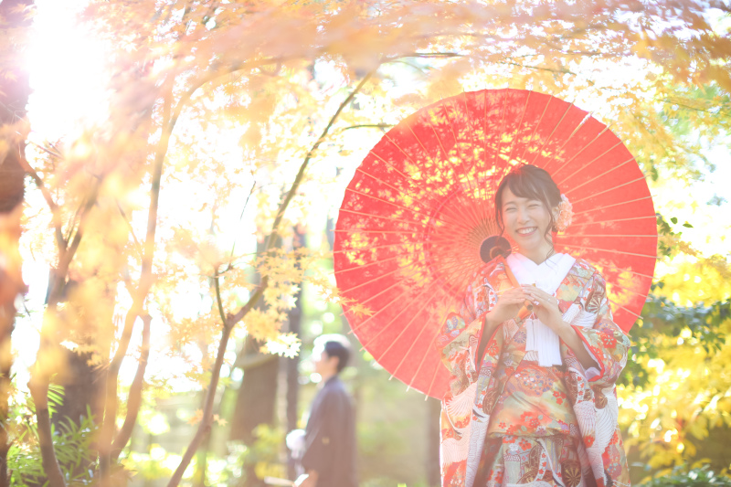 紅葉ショットも