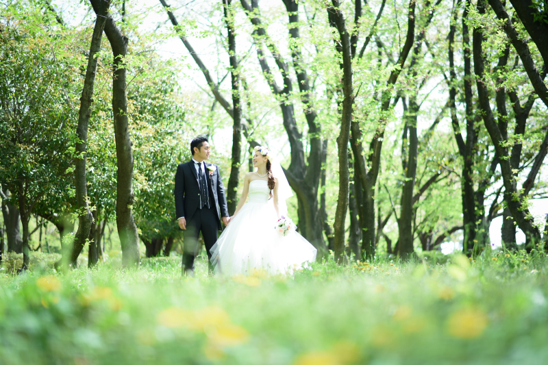 自然に囲まれて