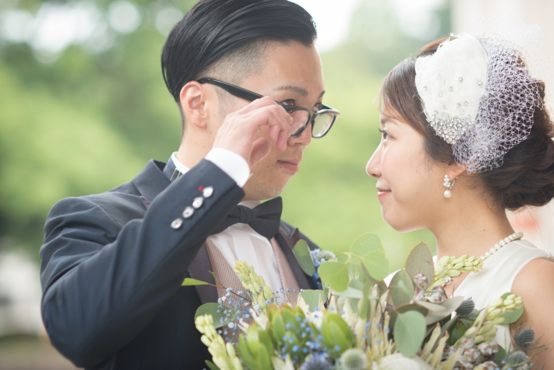 にらめっこしましょ♪