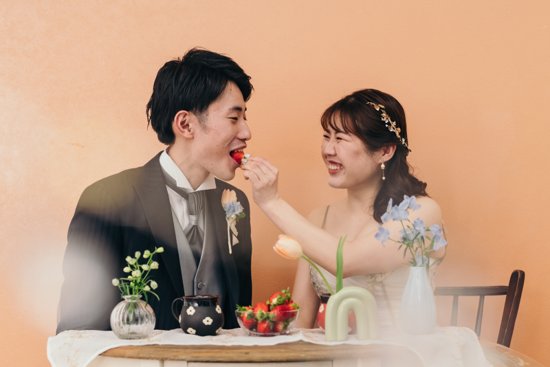 食べさせ合いっこもしてみました!