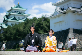 名古屋城で和装撮影♪