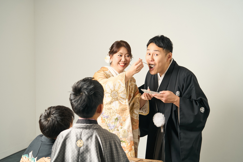 食べさせ合いっこ