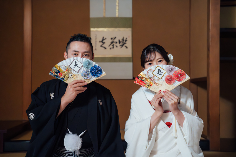 お顔隠しショット