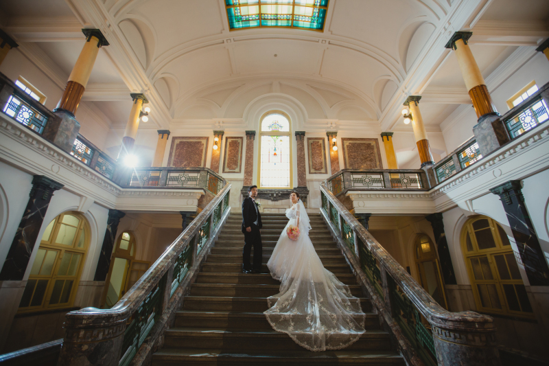 大理石の大階段