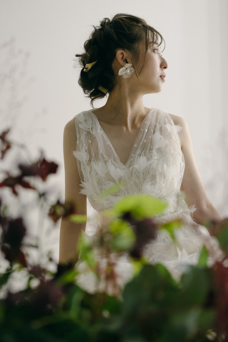 ドレスを活かして