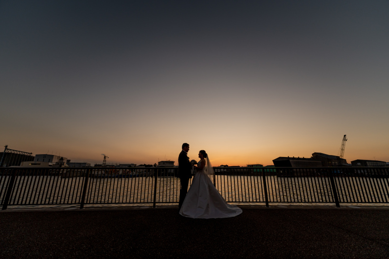 夕日とも一緒に