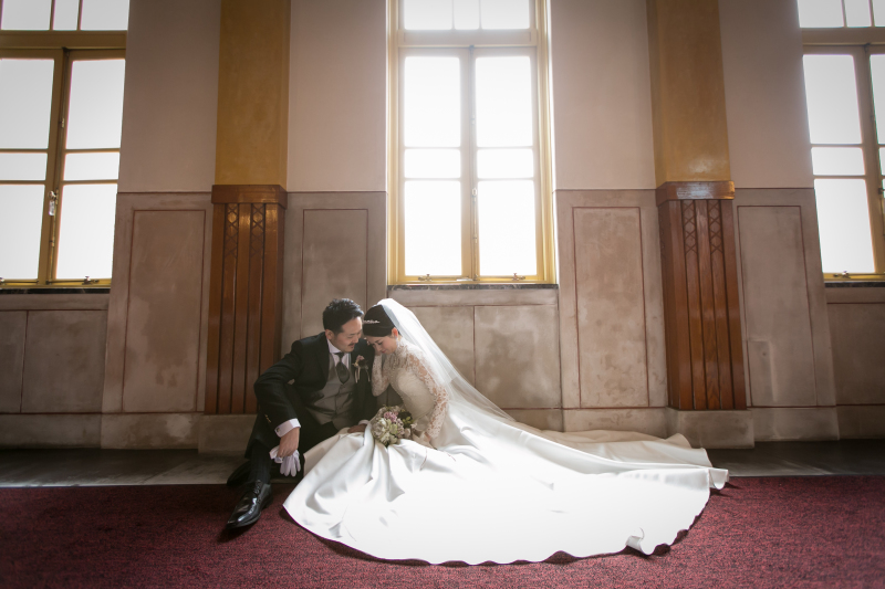 ドレスも美しく