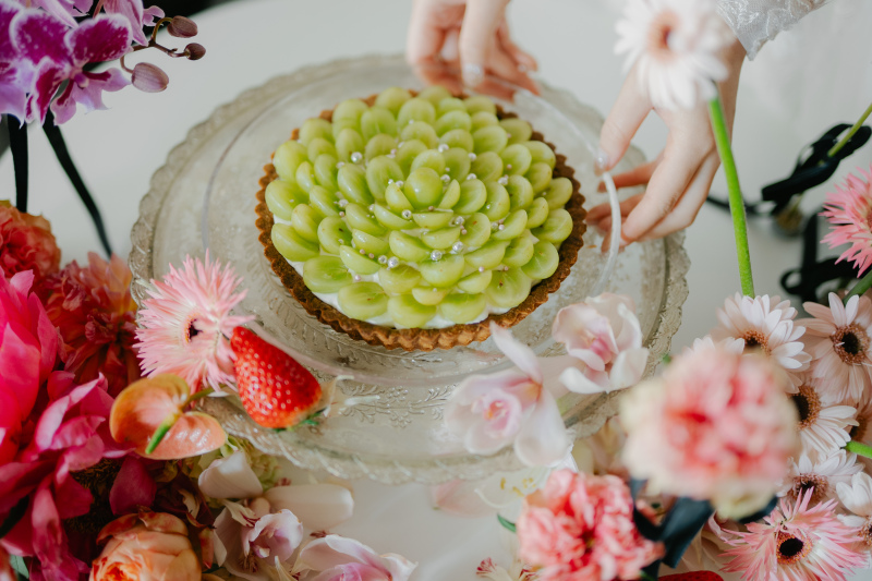 ケーキ登場