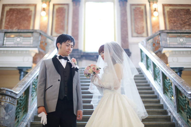 大階段の前からスタート