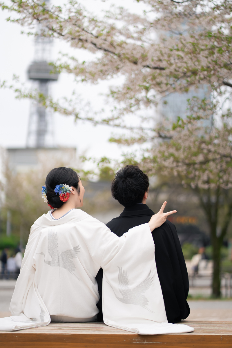桜と