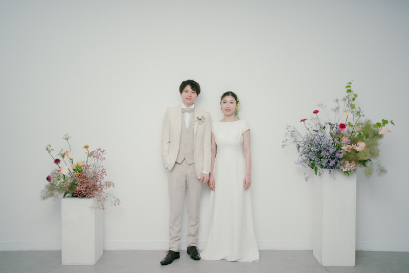 どんなお衣裳でも映えるスタジオ